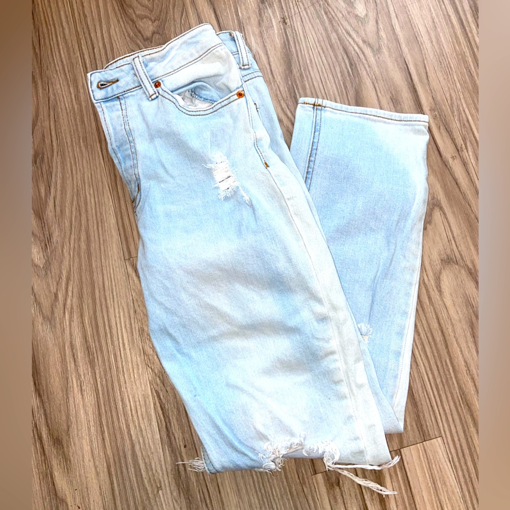 (5) light denning jeans